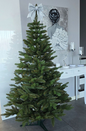 Choinka sztuczna ze stelażem Świerk Alpejski 180 cm PVC+PE