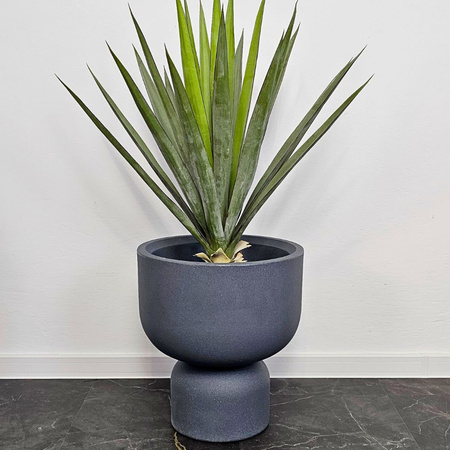 Donica na nóżce Molta wys. 43x40 cm, antracyt