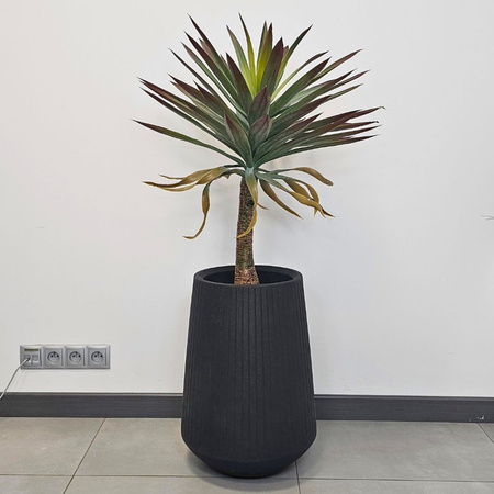 Donica ogrodowa Coro wys. 53x40 cm, kremowa