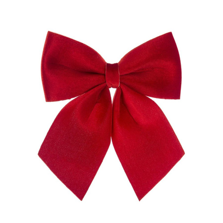 Ozdoba świąteczna Czerwona Kokarda 25x20 cm