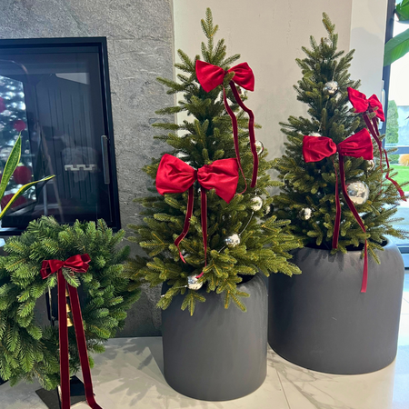 Choinka sztuczna w doniczce Świerk Aspen 110 cm 100% PE