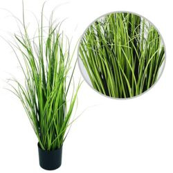 Sztuczna zielona trawa 94 cm dekoracyjna w doniczce