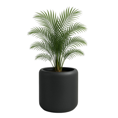 Duża doniczka Ambiente wys. 60x48cm z wkładem, ciemny grafit