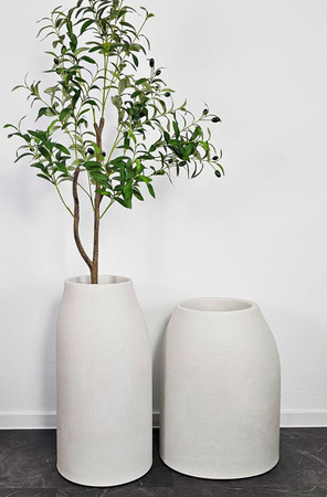 Donica wysoka Etna wys. 70x38 cm, kremowa