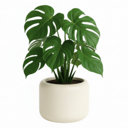 Donica okrągła Ambiente wys. 30x40cm z wkładem, kremowa