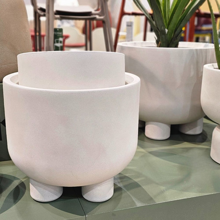 Donica na nóżkach Roto wys. 33x40 cm, kremowy