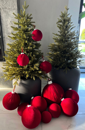 Choinka sztuczna w doniczce Świerk Aspen 140 cm 100% PE