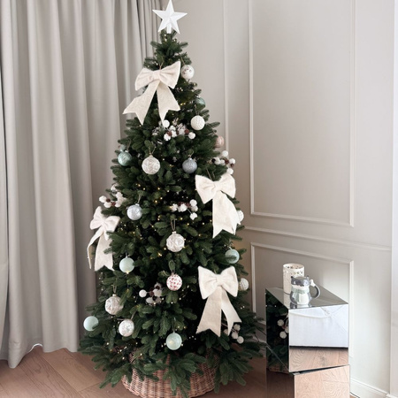 Choinka sztuczna ze stelażem Świerk Norweski 220 cm 100% PE