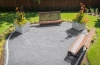 Kwadratowa donica betonowa Rock 92x92x92, antracyt