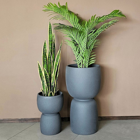 Donica ogrodowa Duala wys. 70x40 cm, antracyt