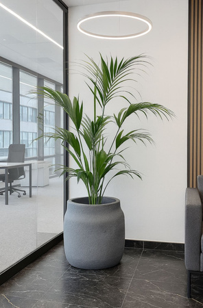 Donica na taras Bolsa wys. 48x46 cm, szara