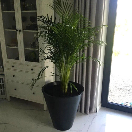 Donica duża okrągła Mercury 60 cm, żółta