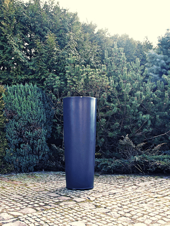 Donica wysoka Neptun 150 cm bez półki, zielona