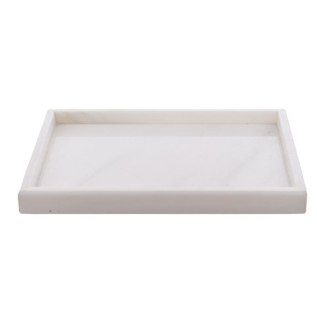 Patera marmurowa biała Marble 30x20 cm