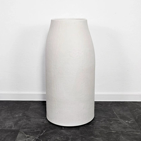 Donice wysokie Etna wys. 60 i 70 cm, kremowe, zestaw