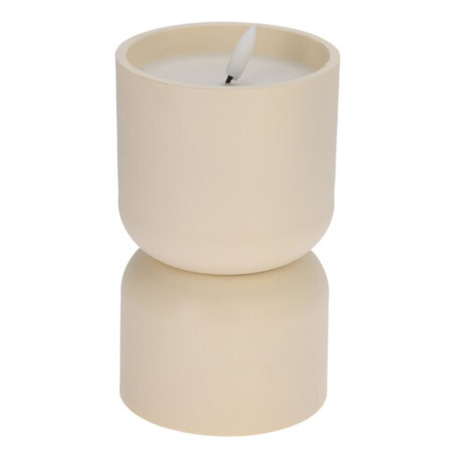 Świeca led dekoracyjna Glow wys. 16x10 cm, bananowa