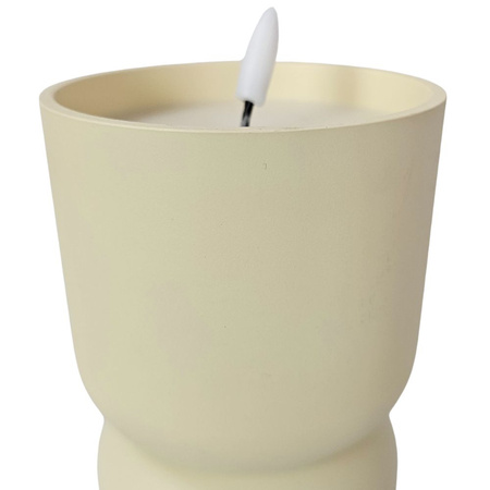 Świeca led dekoracyjna Glow wys. 16x10 cm, bananowa