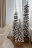 Choinka sztuczna Slim ośnieżona w doniczce 80, 140, 180 cm, zestaw
