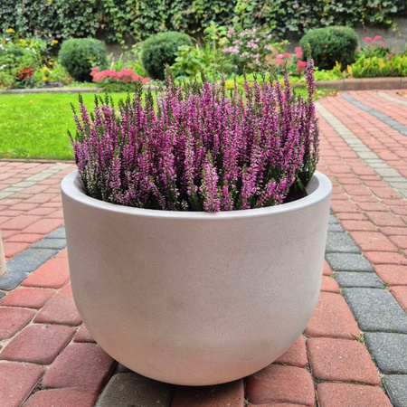 Donica ogrodowa Luna wys. 30x40 cm, kremowy