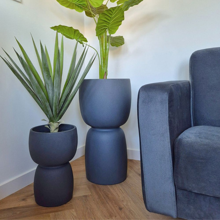 Donica ogrodowa Duala wys. 70x40 cm, antracyt