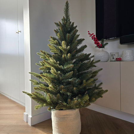 Choinka sztuczna w doniczce Świerk Alpejski 110 cm PVC+PE