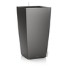 Wysoka donica Lechuza Cubico Premium wys. 41x22 cm, antracyt