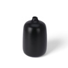Wazon ceramiczny Toledo wys.20x12 cm, czarny