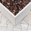 Kwadratowa donica betonowa Rock 92x92x92, antracyt
