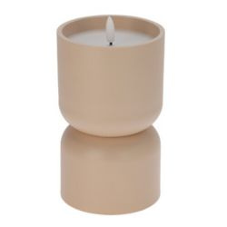 Świeca led dekoracyjna Glow wys. 16x10 cm, beżowa