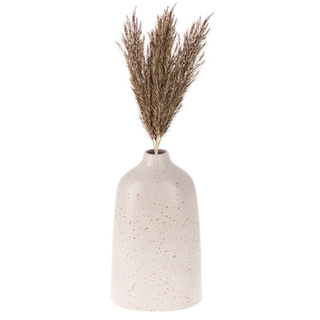Wazon ceramiczny Toledo wys.30x18 cm, kremowy