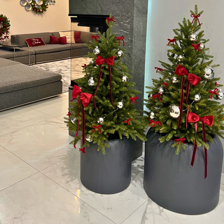 Choinka sztuczna w doniczce Świerk Aspen 110 cm 100% PE