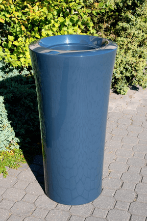 Wysoka donica okrągła Parga 125 cm, antracyt