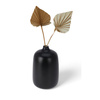 Wazon ceramiczny Toledo wys.20x12 cm, czarny