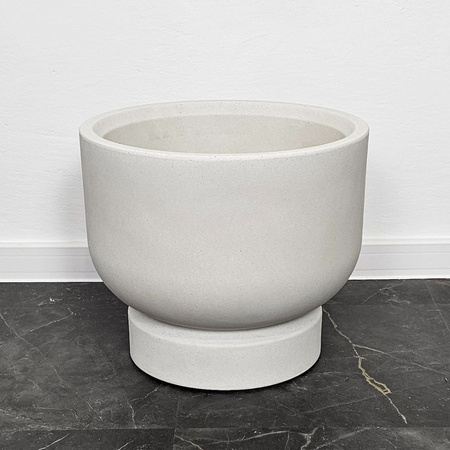 Donica kielich Baso wys. 33x40 cm, kremowa