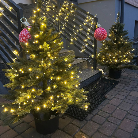 Choinka sztuczna w doniczce Świerk Alpejski 140 cm PVC+PE