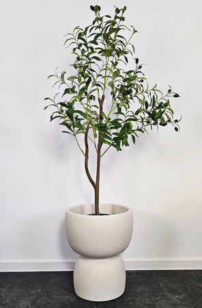 Sztuczna roślina dekoracyjna – Drzewko oliwne w doniczce 120 cm
