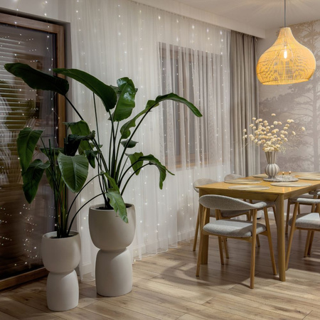 Donica do salonu Duala wys. 70x40 cm, kremowa