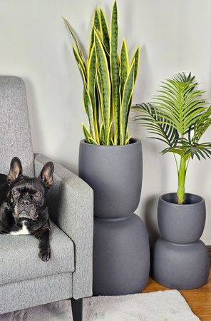 Donica ogrodowa Duala wys. 70x40 cm, antracyt