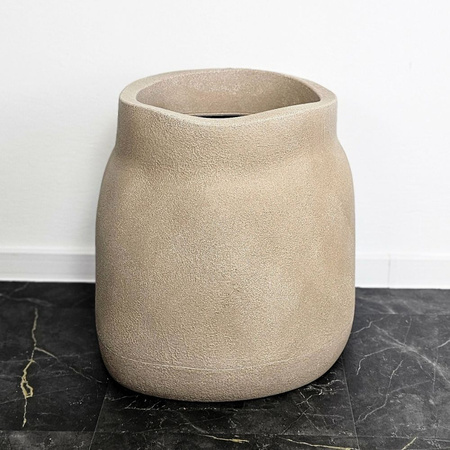 Donica na taras Bolsa wys. 48x46 cm, brązowa