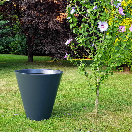 Donica duża okrągła Mercury 60 cm, żółta