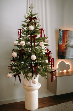 Choinka sztuczna w doniczce Świerk Aspen 110 cm 100% PE