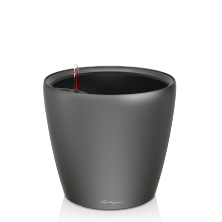 Okragła doniczka Lechuza Classico 46 cm, antracyt