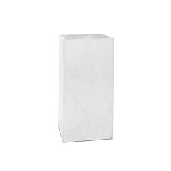 Wysoka donica betonowa Torre 63 cm, biała