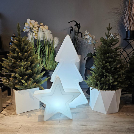 Choinka sztuczna w doniczce Świerk Alpejski 110 cm PVC+PE