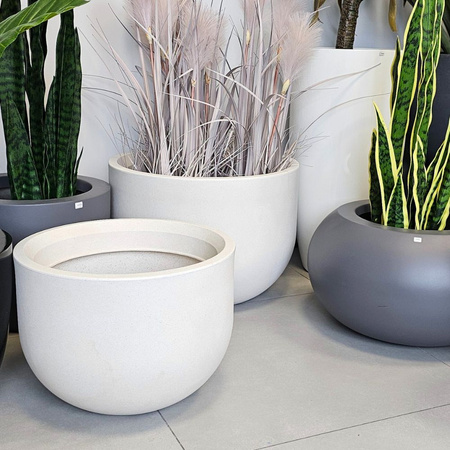 Donica ogrodowa Luna wys. 30x40 cm, antracyt