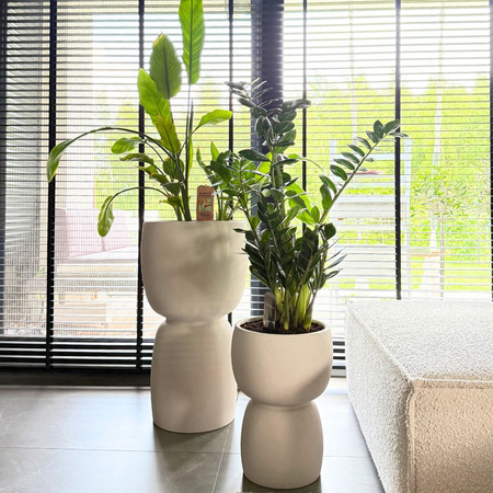 Donica do salonu Duala wys. 70x40 cm, czarna limitowana 