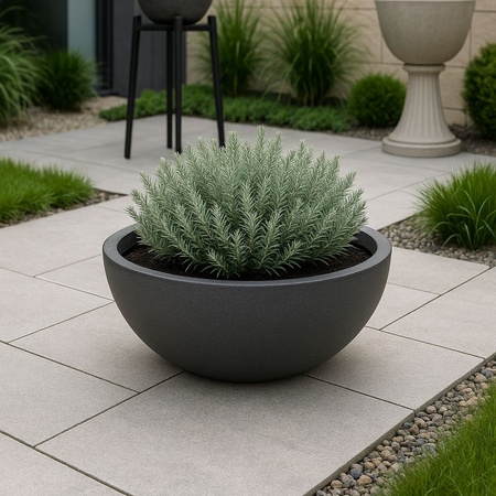 Donica ogrodowa Misa wys. 25x58 cm, antracyt