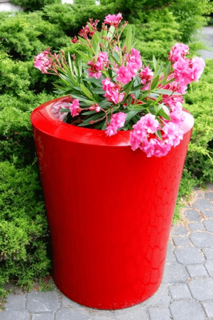 Duża donica okrągła Garafia 60 cm, biała