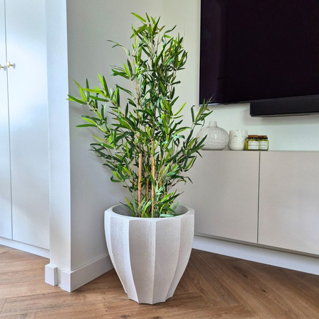 Donica ogrodowa Avia wys. 36x40 cm, kremowa