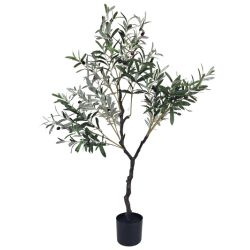 Sztuczna roślina dekoracyjna – Drzewko oliwne w doniczce 120 cm